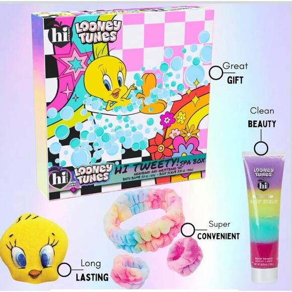 Tweety x Hi Peach Layne Bath Spa Box Gift Set - Picture 4 of 4